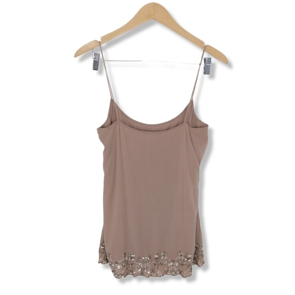 Elie Tahari Silk Embelished Cami Size Small - Picture 9 of 11